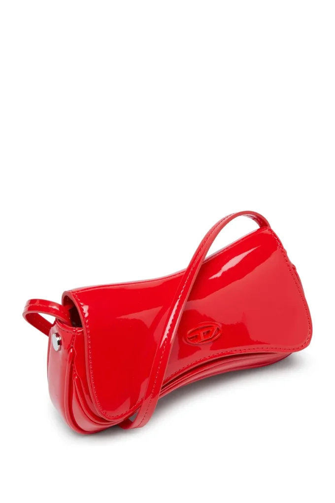play crossbody xs Mała torebka crossbody Play z błyszczącego PU play crossbody xs Mała torebka crossbody Play z błyszczącego PU