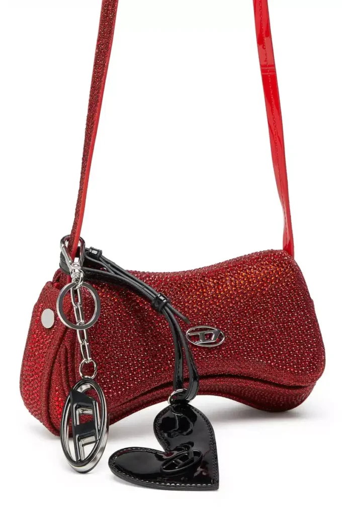 play crossbody xs Torba crossbody Play-Mini z kryształowym lureksem play crossbody xs Torba crossbody Play-Mini z kryształowym lureksem