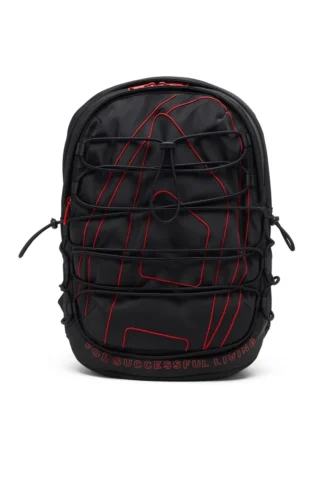 Plecak Tech-D x Plecak Tech-D-Nylon z haftowanym owalnym znakiem D