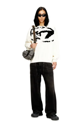 s-boxt-n5 Bluza z postarzanym, flokowanym logo