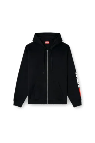 s-boxt-zip-hood-div Bluza z kapturem z naszytą naszywką z logo