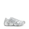 s-d-griffe low S-D-Griffe-Metallic sneakersy z siateczki i PU s-d-griffe low S-D-Griffe-Metallic sneakersy z siateczki i PU