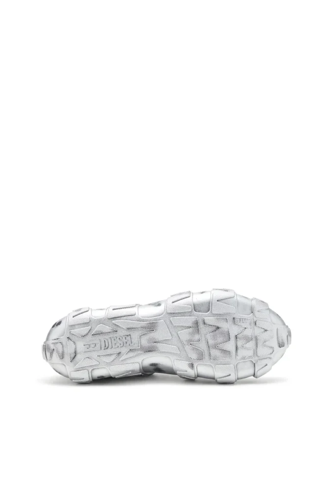 s-d-griffe low S-D-Griffe-Metallic sneakersy z siateczki i PU s-d-griffe low S-D-Griffe-Metallic sneakersy z siateczki i PU