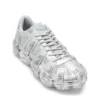 s-d-griffe low S-D-Griffe-Metallic sneakersy z siateczki i PU s-d-griffe low S-D-Griffe-Metallic sneakersy z siateczki i PU