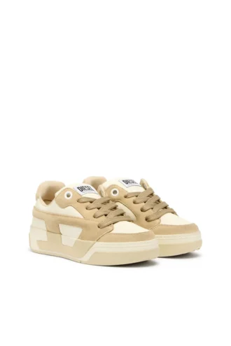 s-d-ollie low w D-Ollie-Distressed sneakersy ze skóry i zamszu