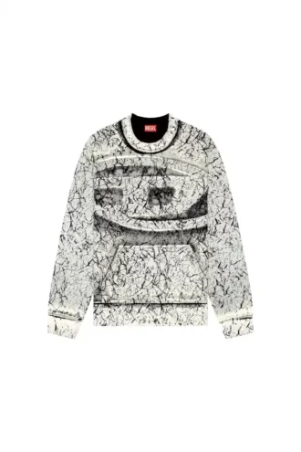 s-macoval Bluza z popękaną powłoką
