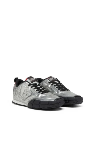 s-pagodha low w S-Pagodha-Quilted metaliczne sneakersy
