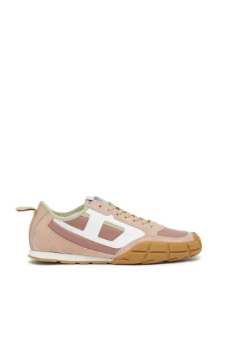 s-pagodha low w S-Pagodha-Sneakers ze skóry, zamszu i ripstopu