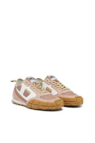 s-pagodha low w S-Pagodha-Sneakers ze skóry, zamszu i ripstopu