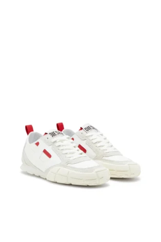s-pagodha low w S-Pagodha-Sneakers ze skóry, zamszu i ripstopu