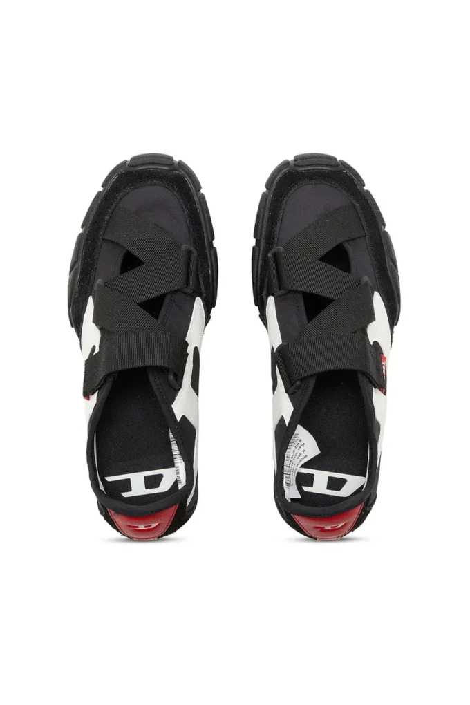 s-pagodha slip-on w S-Pagodha-Tongue-free strap sneakers w ripstop