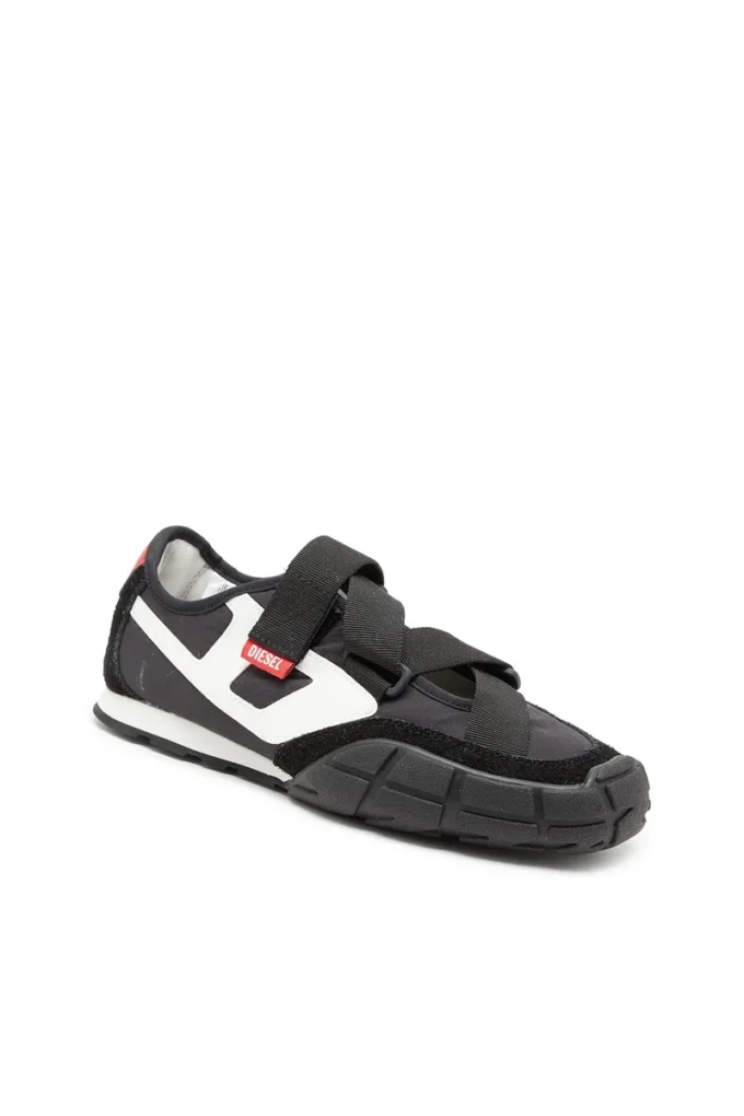 s-pagodha slip-on w S-Pagodha-Tongue-free strap sneakers w ripstop