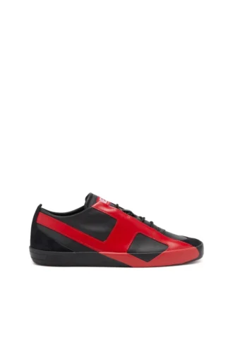 s-slante-d low S-Slante-D-Sneakers z zamszu i skóry z logo D