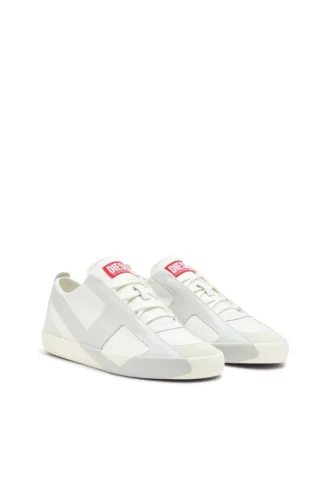 s-slante-d low S-Slante-D-Sneakers z zamszu i skóry z logo D