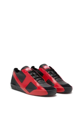 s-slante-d low S-Slante-D-Sneakers z zamszu i skóry z logo D