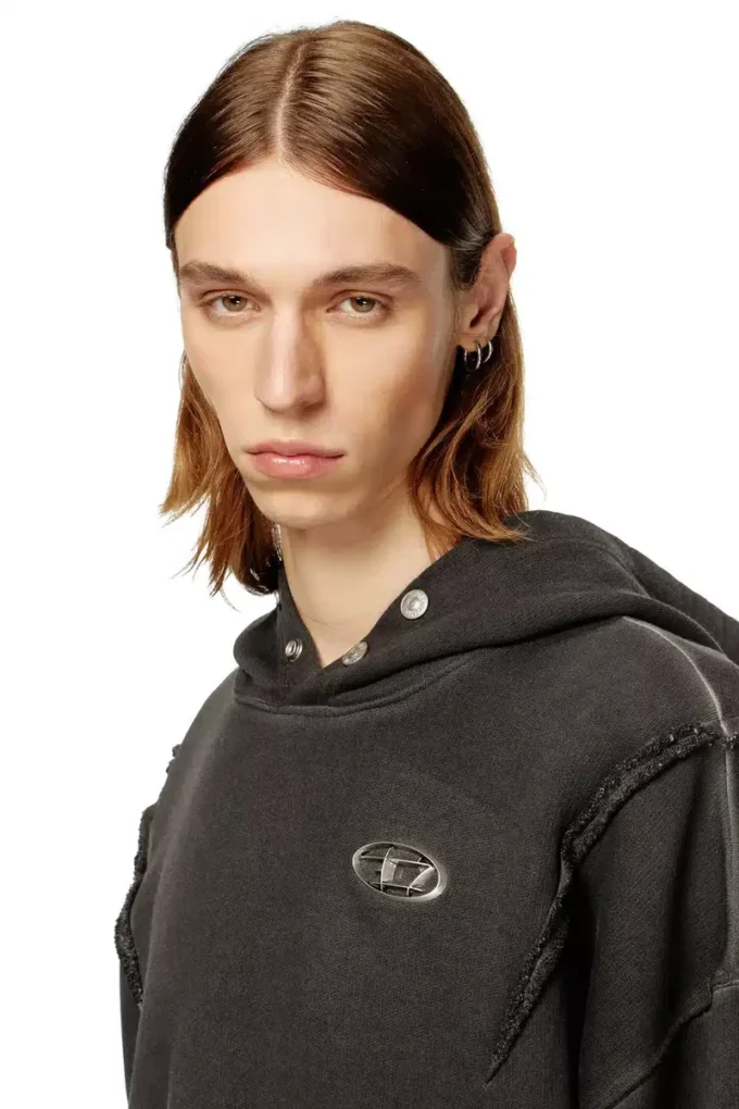 s-thug-hoodie Bluza z efektem sprania s-thug-hoodie Bluza z efektem sprania