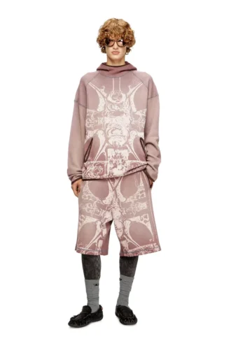s-waf-hood-new Bluza z kapturem w stylu waflowym z nadrukiem graficznym
