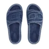 sa-slide d oval Klapki Sa-Slide D-Denim z wytłoczonym paskiem sa-slide d oval Klapki Sa-Slide D-Denim z wytłoczonym paskiem