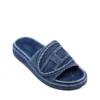 sa-slide d oval Klapki Sa-Slide D-Denim z wytłoczonym paskiem sa-slide d oval Klapki Sa-Slide D-Denim z wytłoczonym paskiem