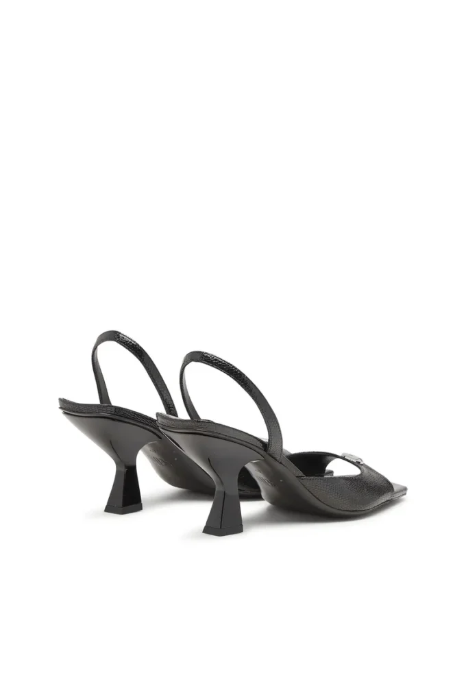 Sandały d-amber 75 Sandały D-Amber-Slingback z imitacji skóry jaszczurki