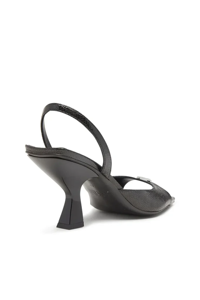 Sandały d-amber 75 Sandały D-Amber-Slingback z imitacji skóry jaszczurki