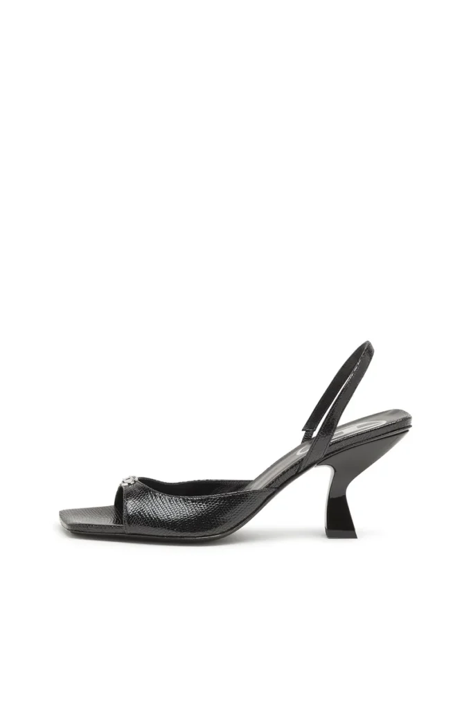 Sandały d-amber 75 Sandały D-Amber-Slingback z imitacji skóry jaszczurki