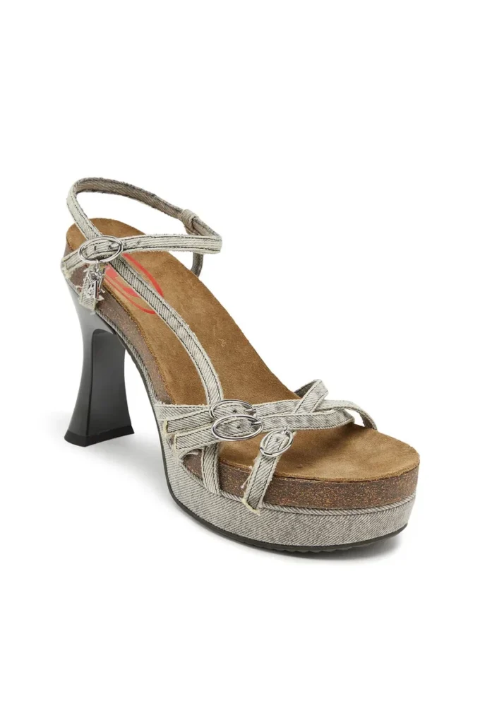 Sandały d-woodstock 105 Sandały na platformie D-Woodstock-Strappy z denimu Sandały d-woodstock 105 Sandały na platformie D-Woodstock-Strappy z denimu