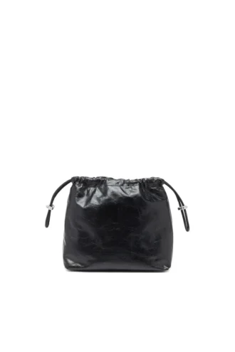 scrunch-d bucket Torba Scrunch-D-Bucket z błyszczącej marszczonej skóry