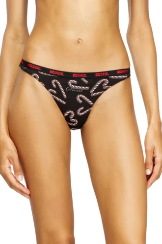 stars-utlt-3pack Trzy pary stringów z nadrukiem cukierków