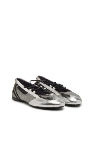 Sznurowane baleriny d-mile Sznurowane baleriny D-Mile-Metallic