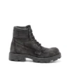 sznurowane d-hammer w Sznurowane buty D-Hammer-Combat z dżinsu i skóry
