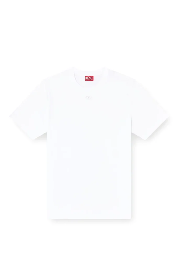 t-adjust-marey T-shirt z wycięciem Oval D