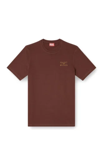 t-adjust-v5 Regularna bawełniana koszulka z nadrukiem