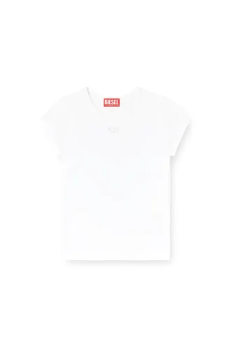 t-angie-od T-shirt z wyciętym haftowanym logo