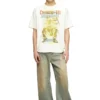 t-bix-aa T-shirt z nadrukiem tekstu piosenki