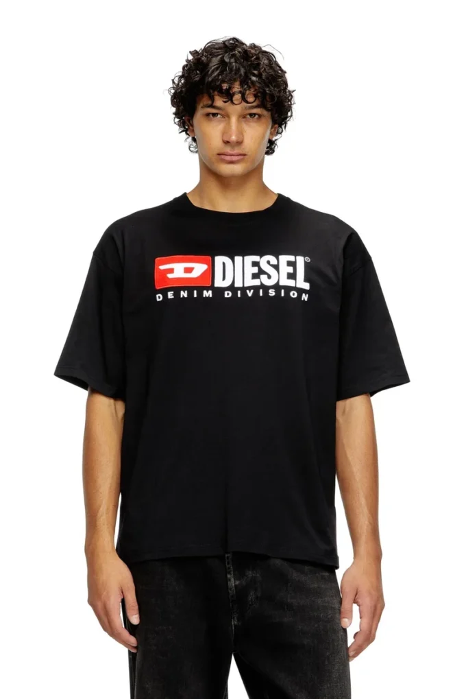 t-boxt-div Koszulka z naszywką z logo Diesel