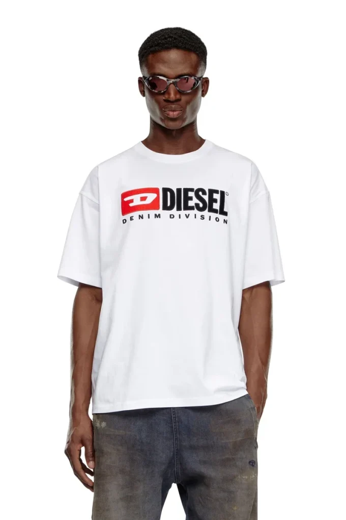 t-boxt-div Koszulka z naszywką z logo Diesel