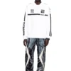 t-boxt-ls-hood-rib Bluza z kapturem z kontrastowymi nadrukami