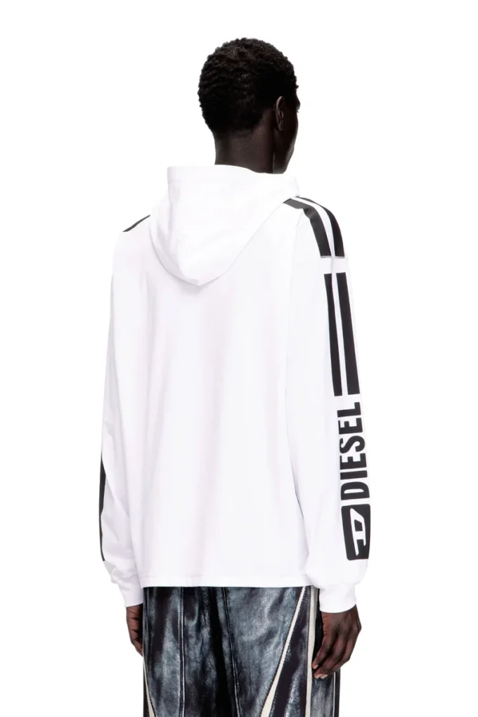t-boxt-ls-hood-rib Bluza z kapturem z kontrastowymi nadrukami