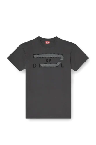 t-norm-v11 T-shirt o regularnym kroju z aplikacją D