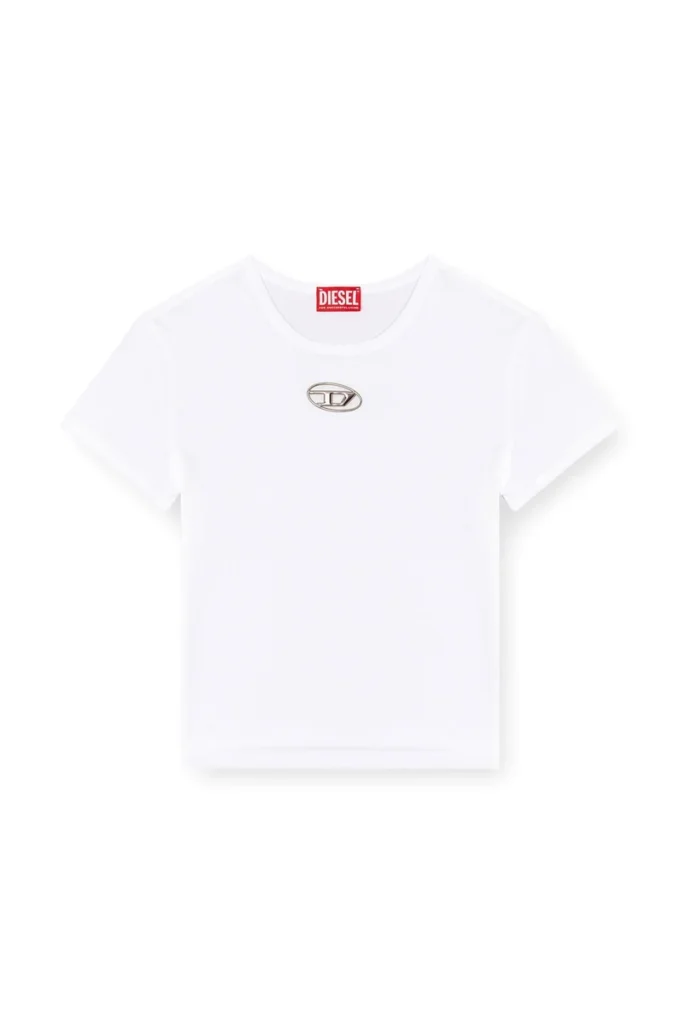 t-uncutie-long-od-q1 T-shirt o dopasowanym kroju z wycięciem w kształcie owalu D