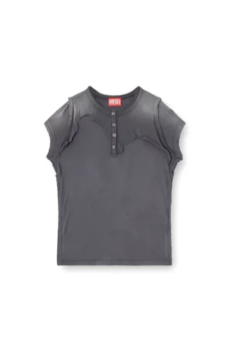t-unrawy Koszulka Henley z efektem peel-off