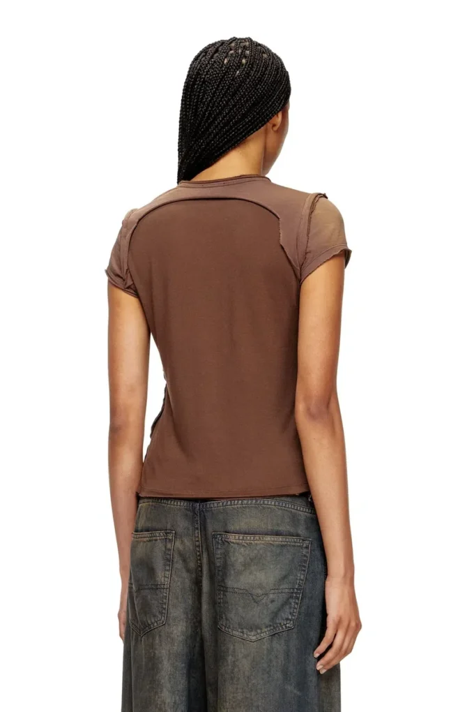 t-unrawy Koszulka Henley z efektem peel-off