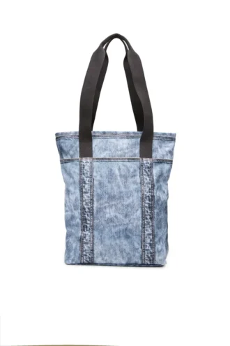 Torba Diesel Torba typu tote z denimu trompe l’oeil